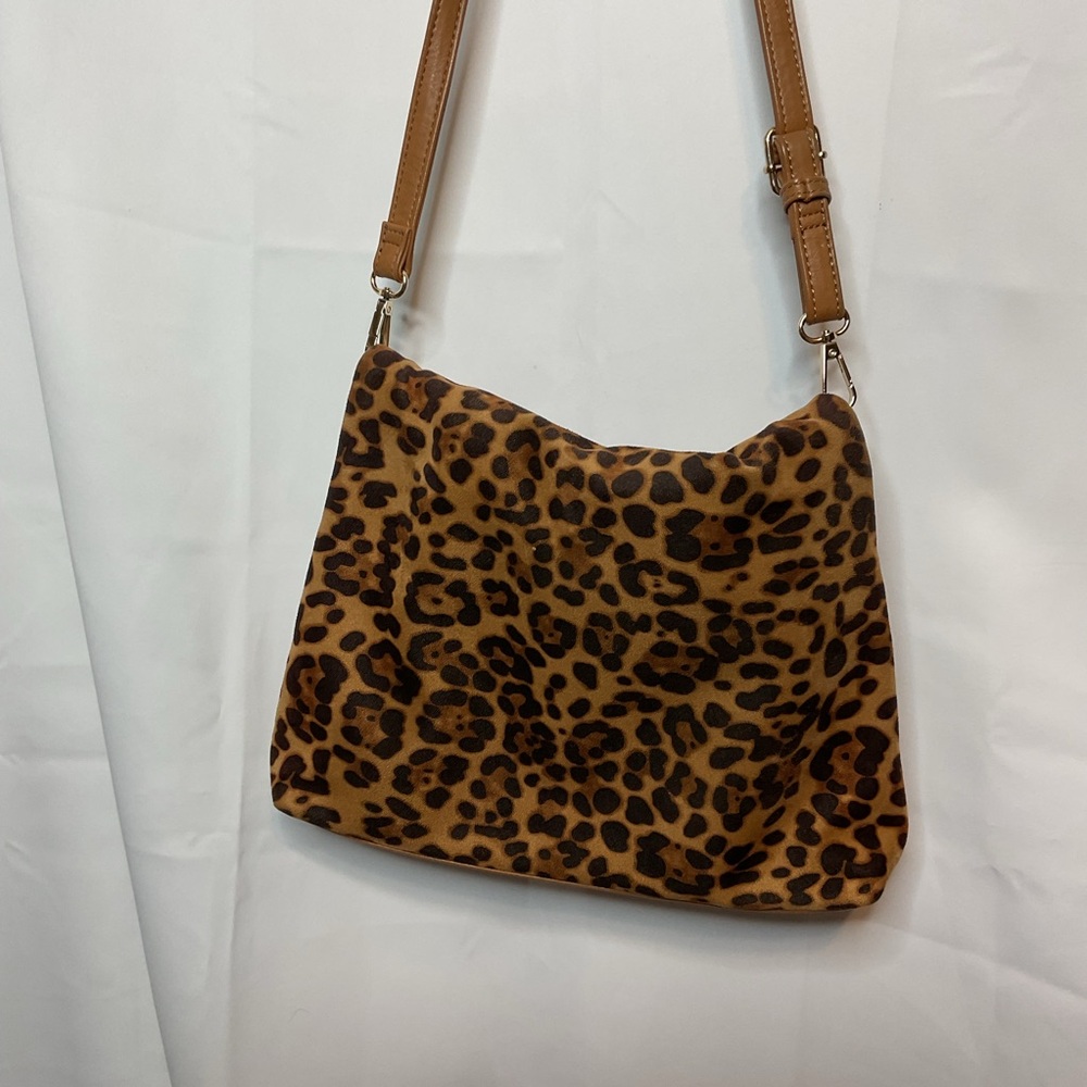 KAARI blue brown and leopard purse - Picture 5 of 10